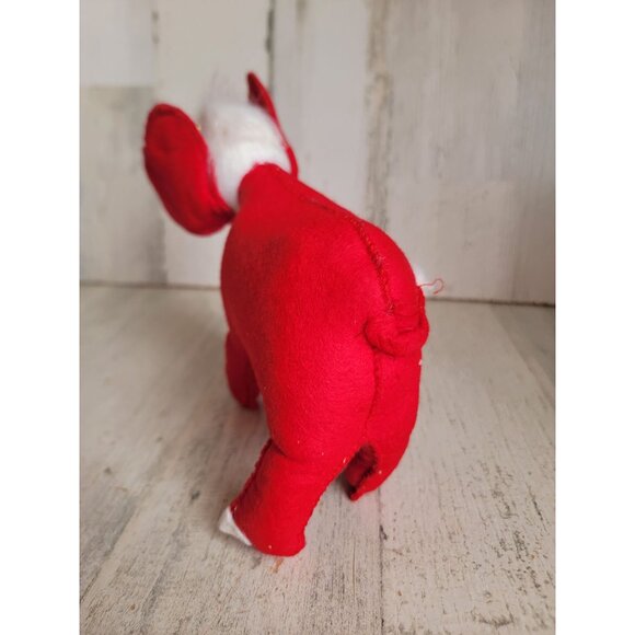 Annalee‎ red elephant heart valentine love plush vintage decor - Picture 4 of 6